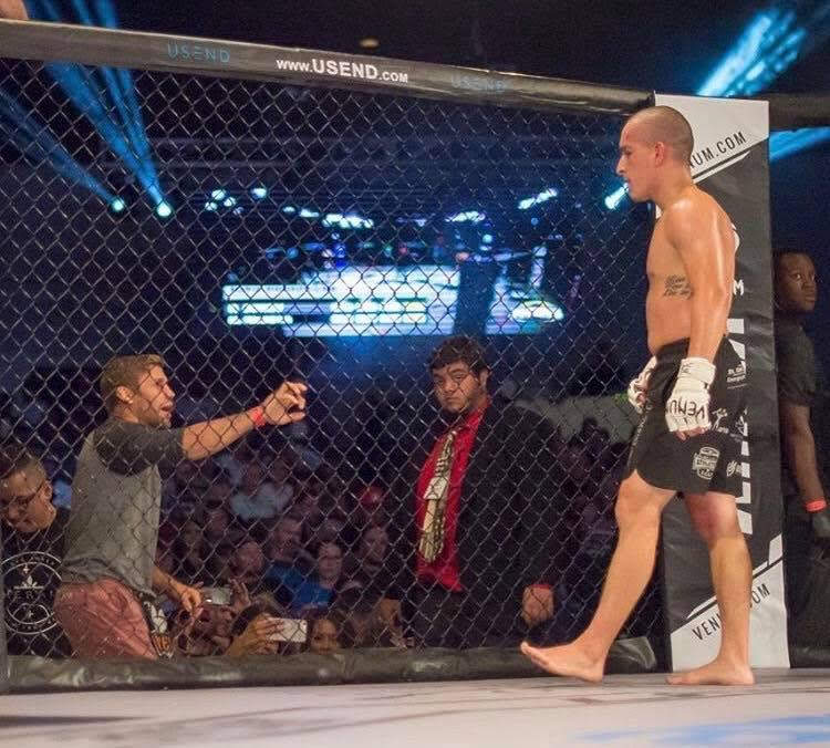 Getting coached cageside